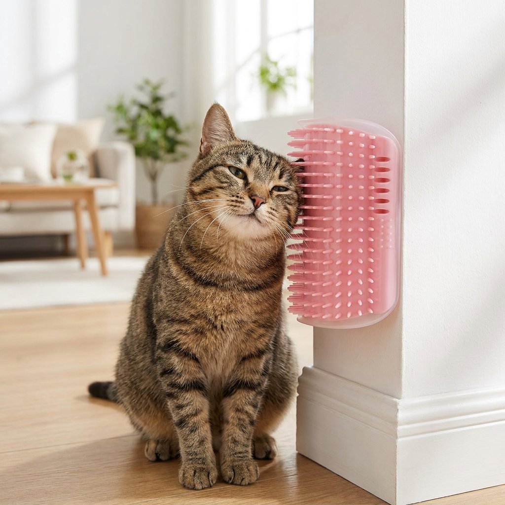 Wall Corner Cat Brush