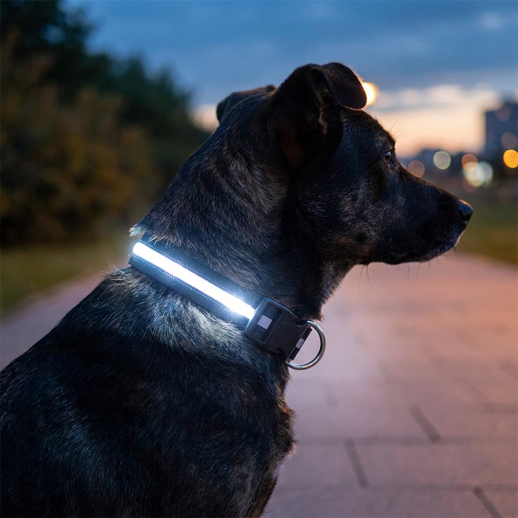 LED-Sicherheitshalsband für Hunde