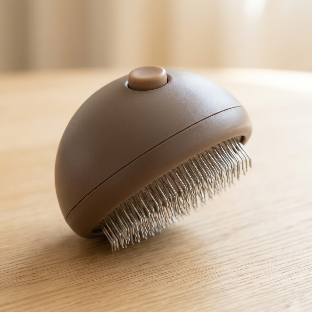 Self-Cleaning Slicker Brush