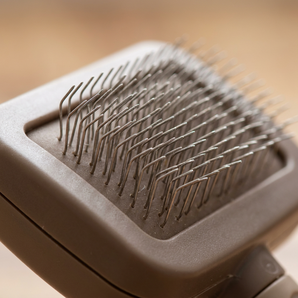 Self-Cleaning Slicker Brush